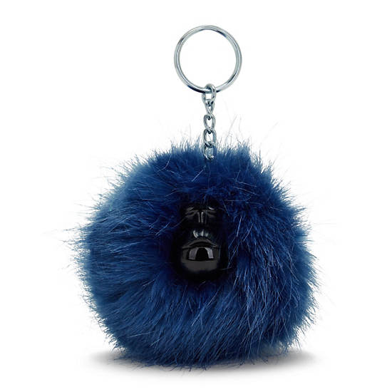 Kipling Pompom Monkey Keychain Accessories Blå | NO 1258FD